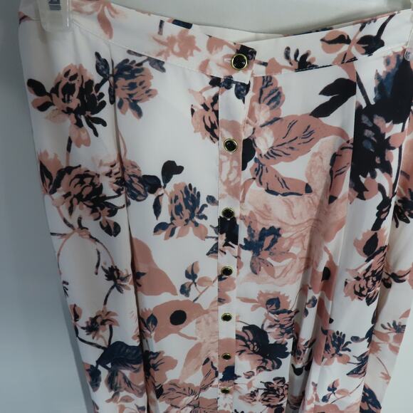 YUMI KIM Gypset Cream Pink Maxi Skirt Floral French Maison Size Small - Picture 4 of 7